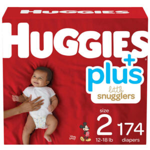 Huggies Plus Diapers Sizes 1 – 2