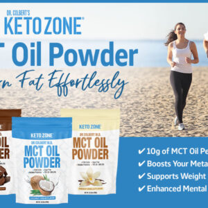 KETO ZONE MCT Oil Powder, 60 Servings