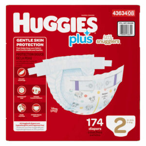 Huggies Plus Diapers Sizes 1 – 2